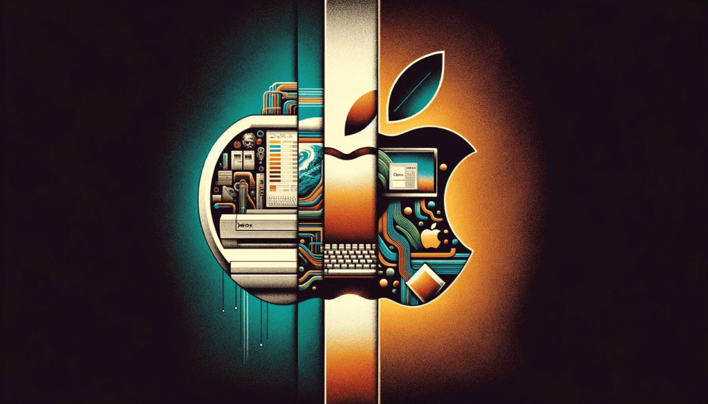 Xerox, Microsoft og Apple: Hva som virkelig skjedde, by DALL-E 3